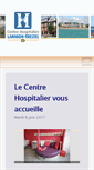 Mobile Screenshot of ch-lannion.fr